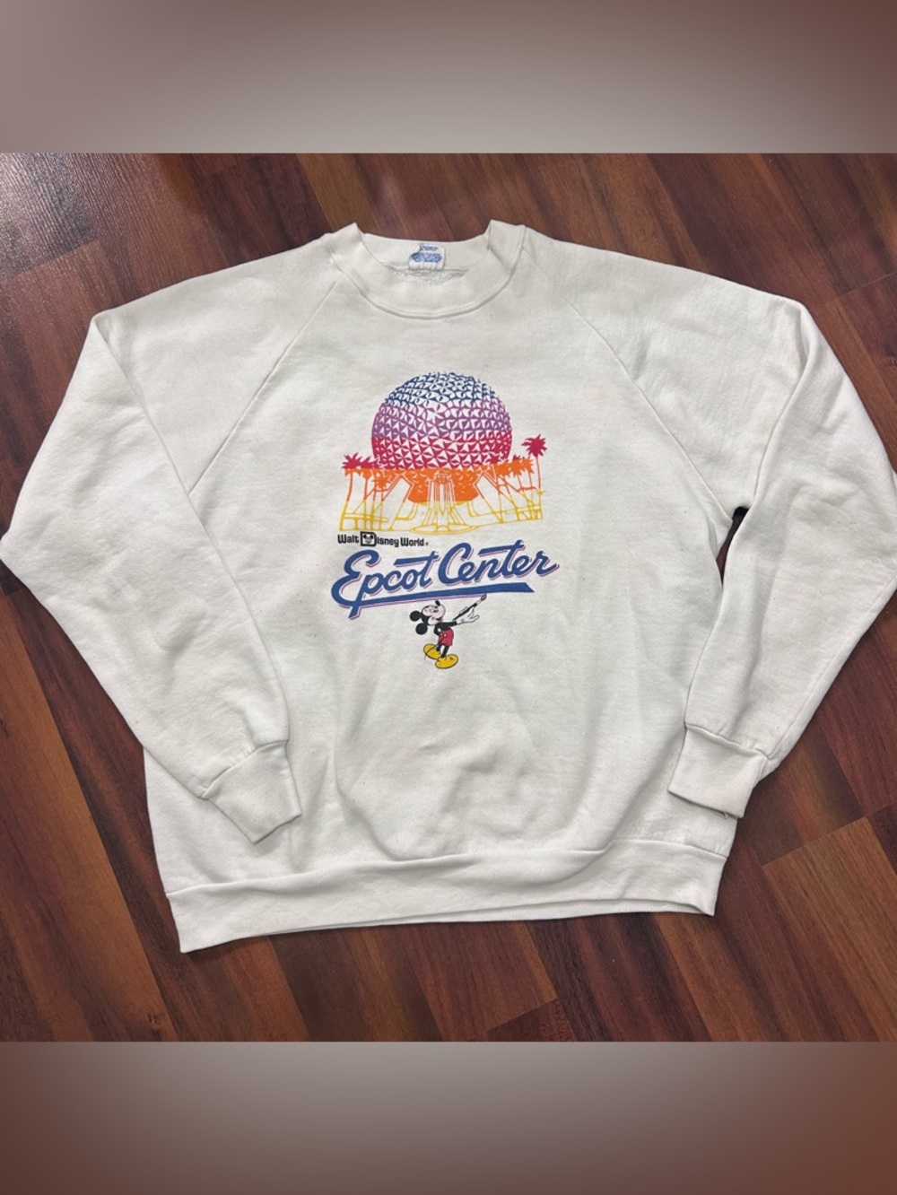 Vintage 80s Epcot Center Disney Crewneck